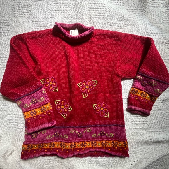 Hanna Andersson girls all cotton sweater like new condition (vintage) - Picture 3 of 3